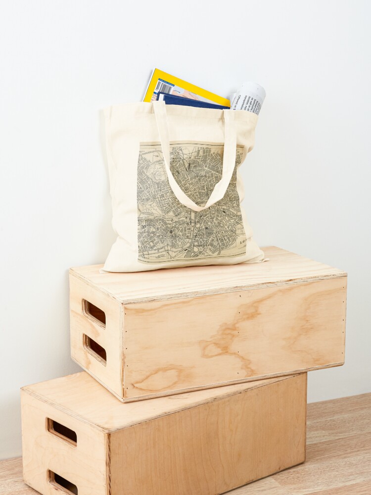London map (19th century) Tote - Luxury Bags London review and price