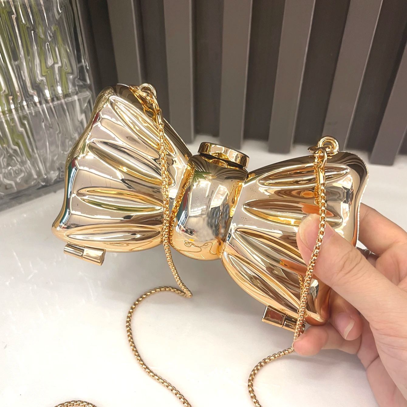 Golden Evening bag  Purses and - Luxury Bags Design review and price