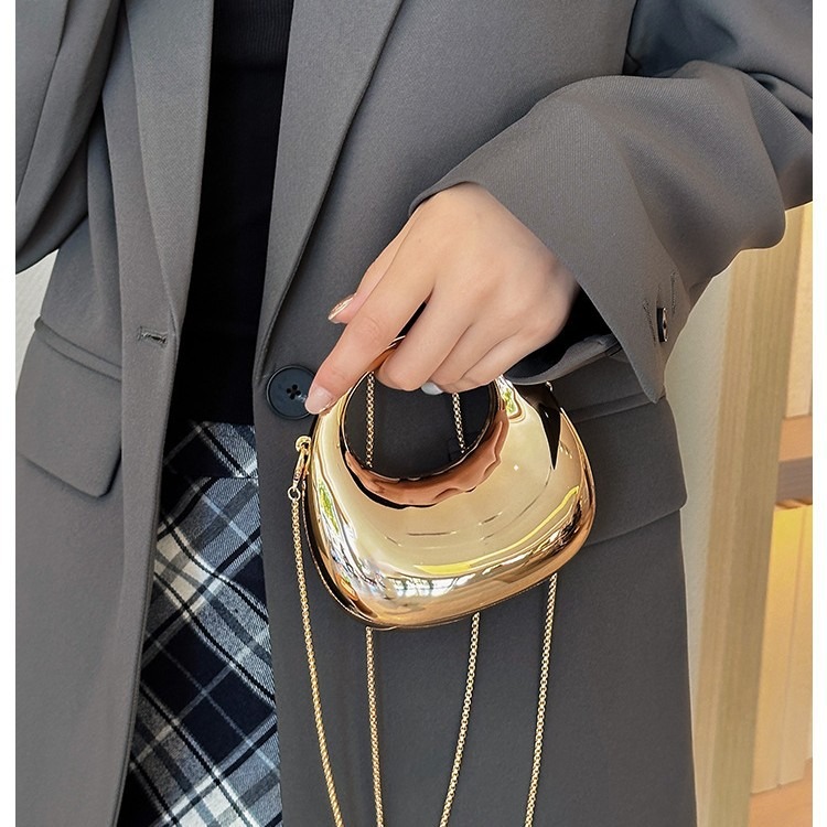 Mini Golden Evening Bag Purses - Luxury Bags Design review and price