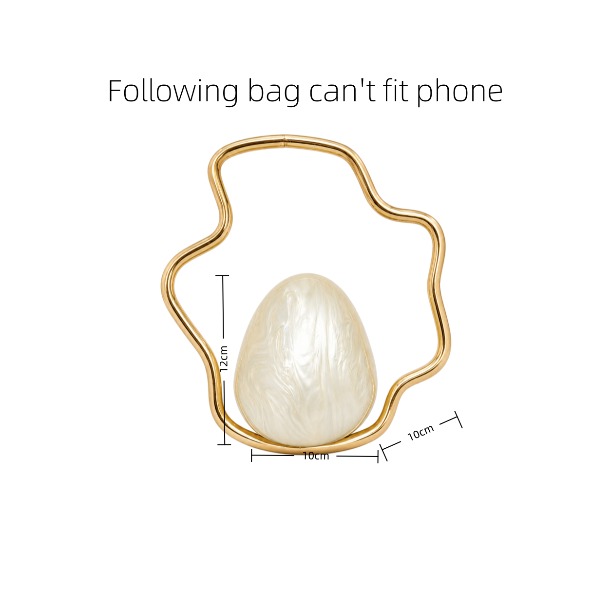 Women mini Acrylic Egg Bag Cut - Luxury Bags Collection review and price