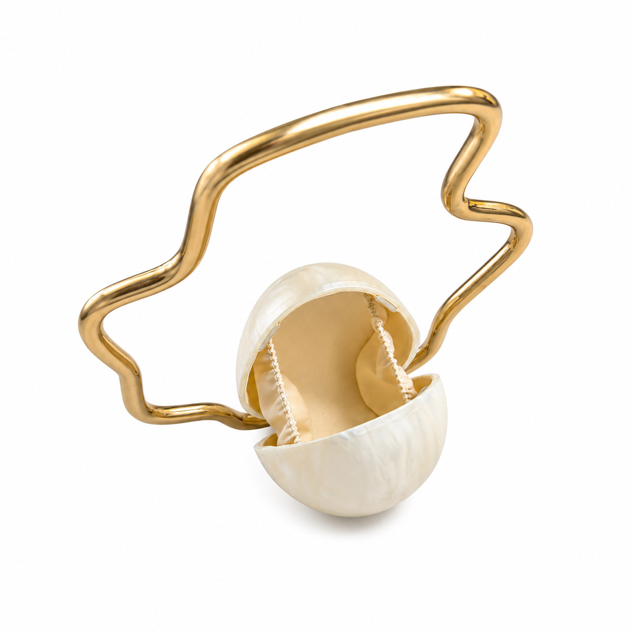 Women mini Acrylic Egg Bag Cut - Luxury Bags Collection review and price