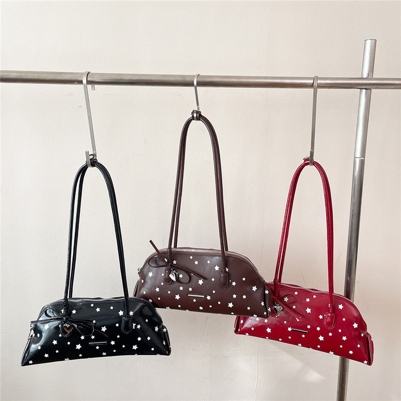 New PU Stars Bow Zipper Sweet  - Luxury Bags Affordable review and price