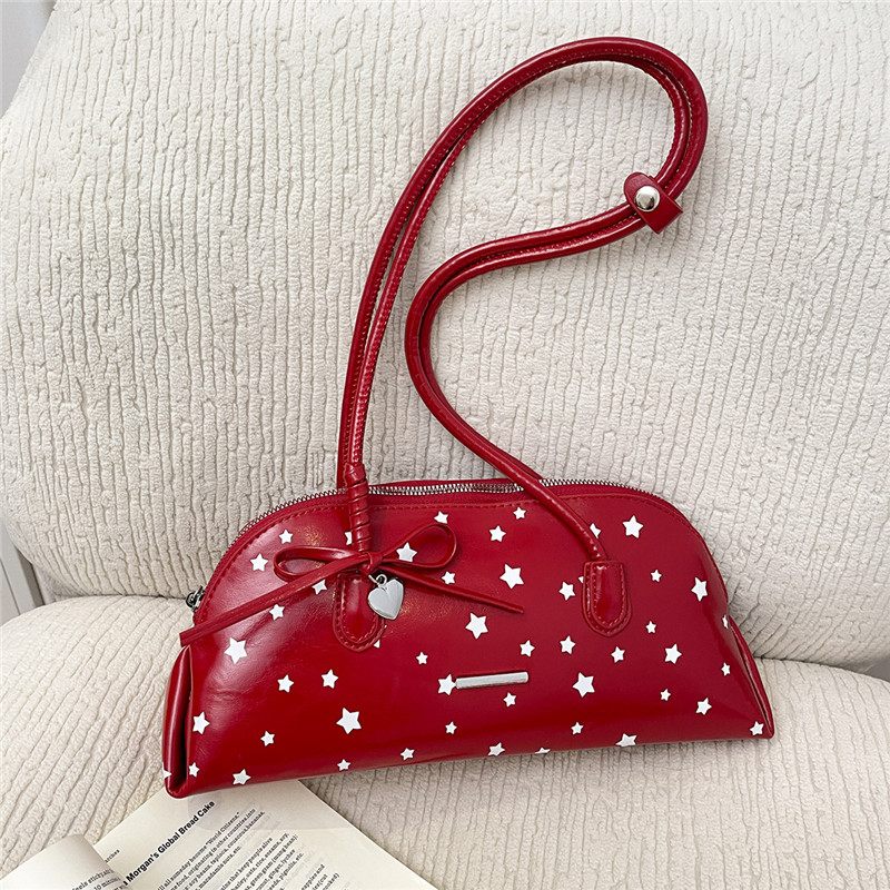 New PU Stars Bow Zipper Sweet  - Luxury Bags Affordable review and price