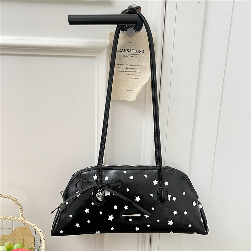 New PU Stars Bow Zipper Sweet  - Luxury Bags Affordable review and price