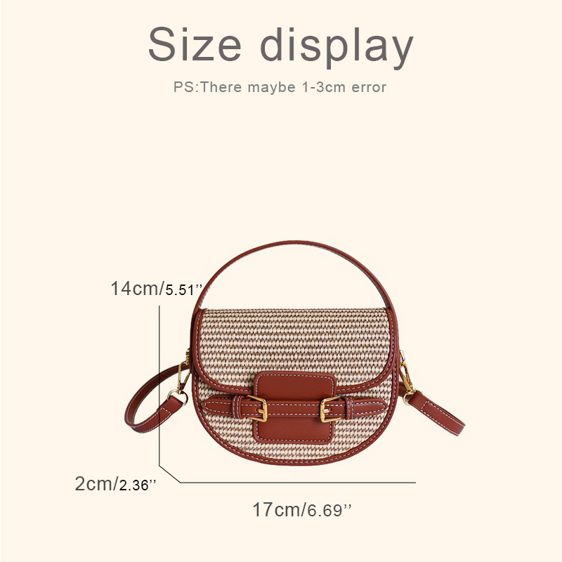 England Style Mini Straw Saddl - Luxury Bags Design review and price