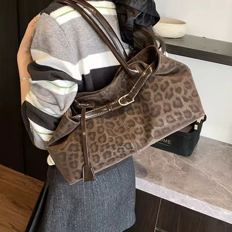 Leopard PU Leather Shoulder Ba - Luxury Bags 2026 Trends review and price